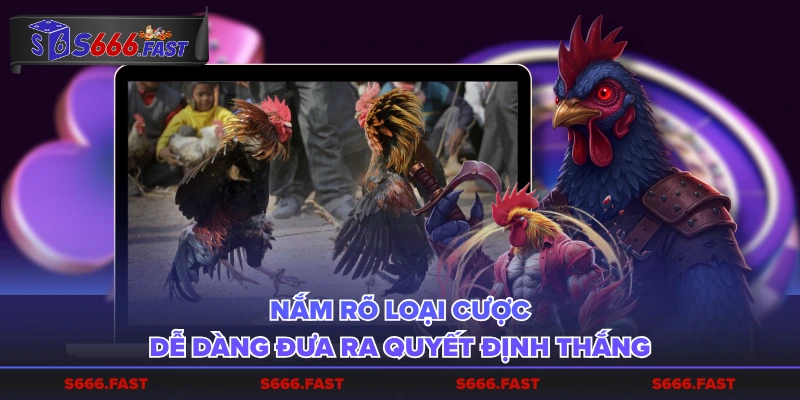 Nắm rõ loại cược, dễ dàng đưa ra quyết định thắng